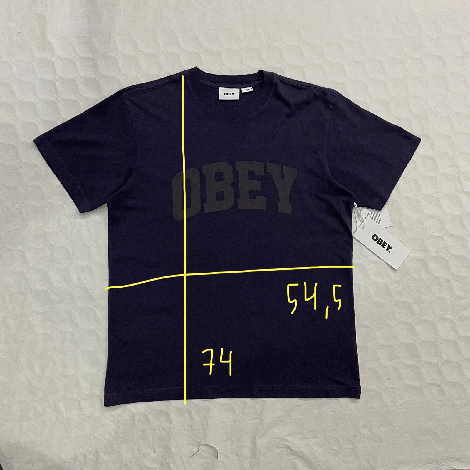 Camiseta Obey - Collegiate Pigment Tee (Purple) – photo 2